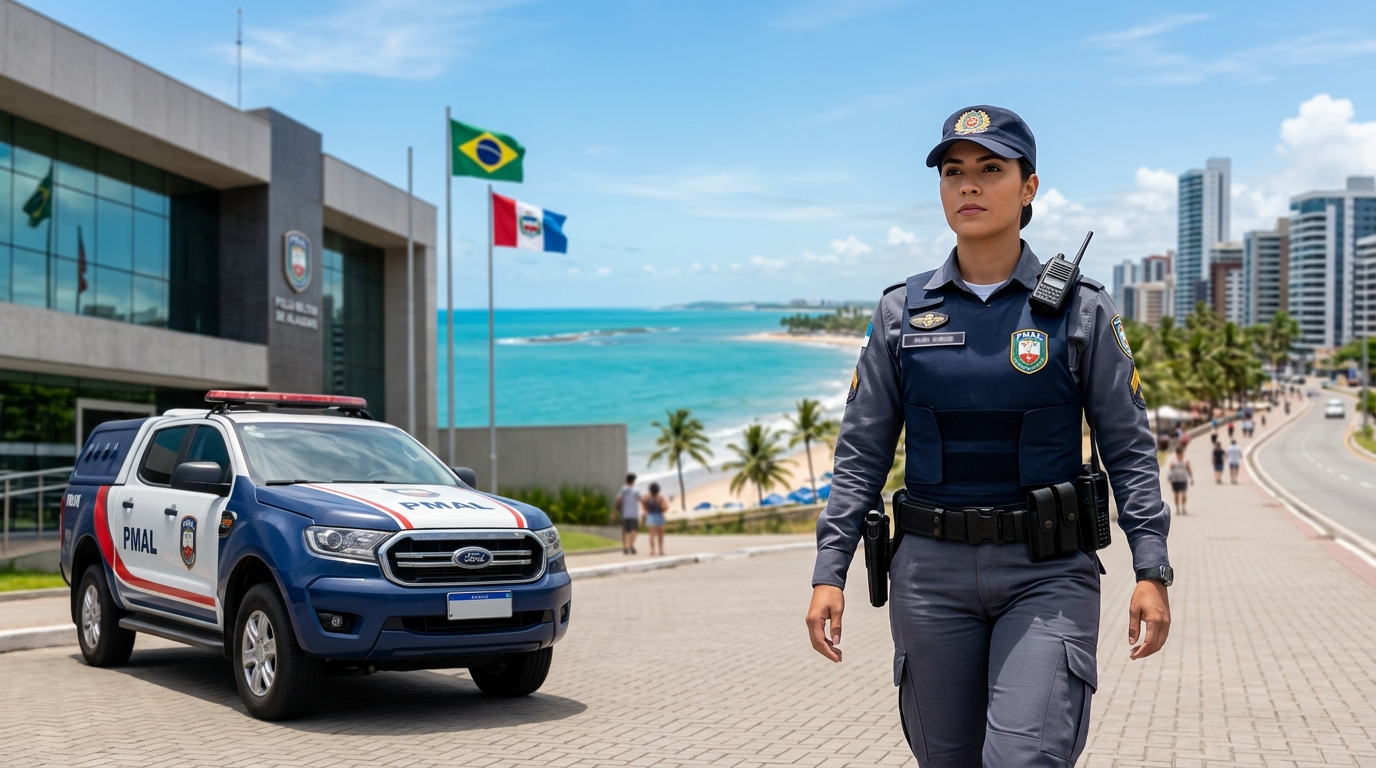 Estrutura e Organização do Edital Concurso PM Alagoas